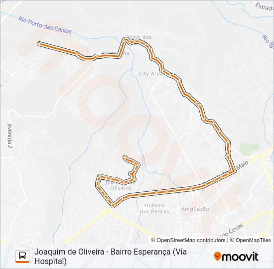 14 Bus Line Map