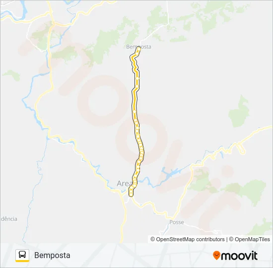 P490 Bus Line Map