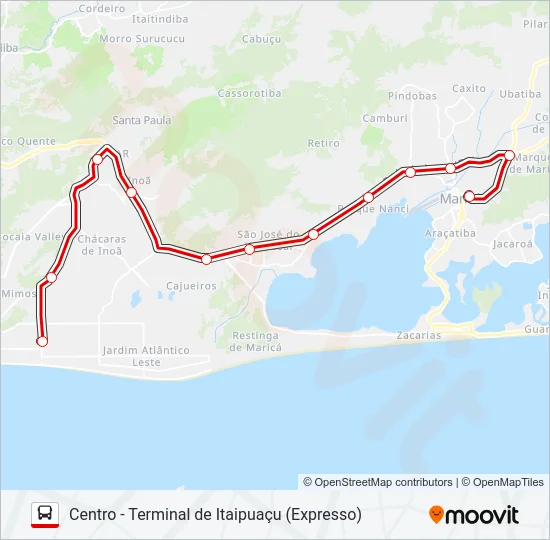 E30E Bus Line Map