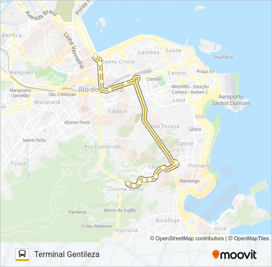 165 Bus Line Map