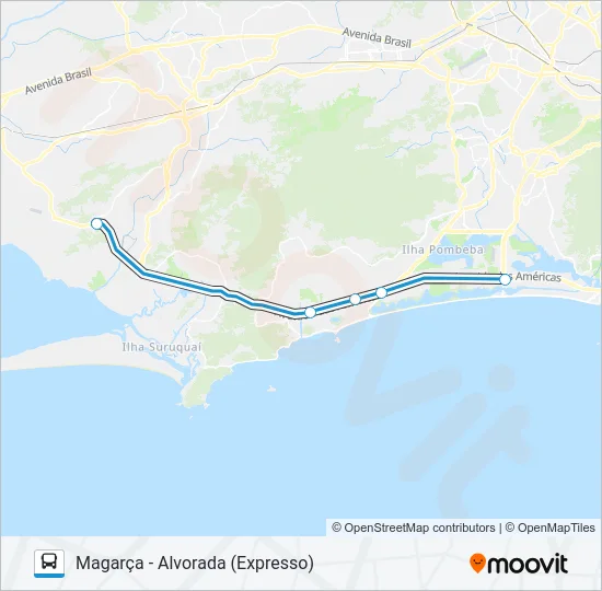 16 Bus Line Map