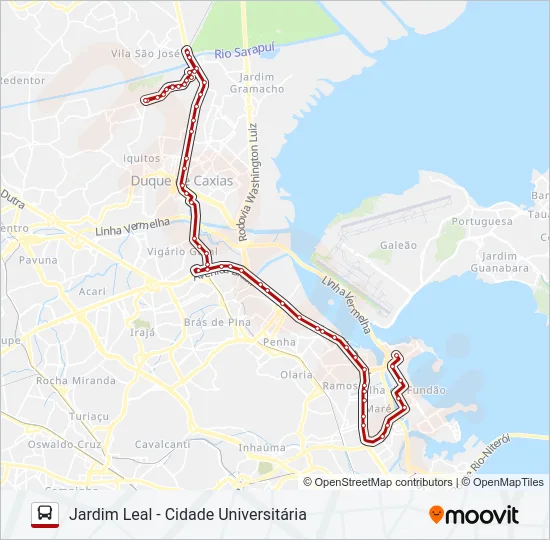 419C Bus Line Map