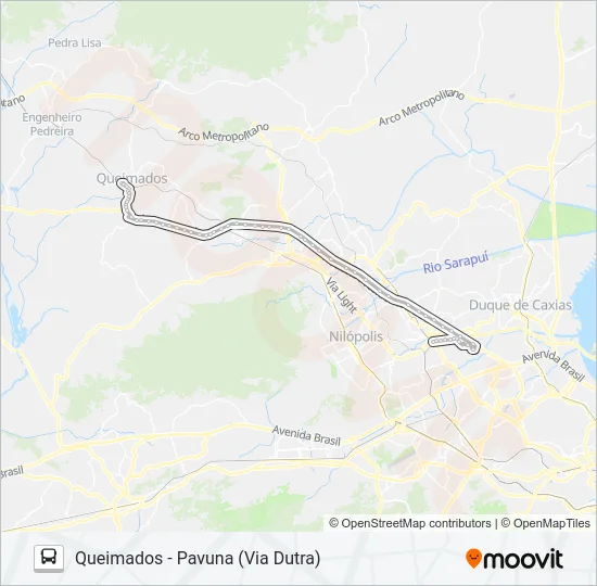 710I Bus Line Map
