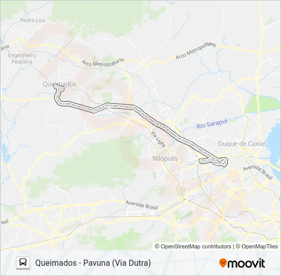 710I Bus Line Map