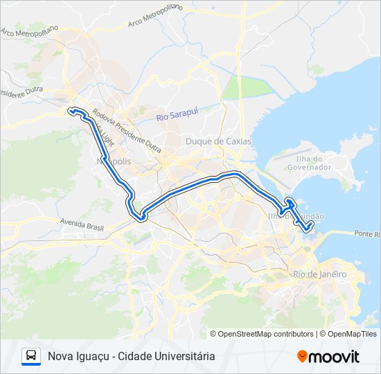 Mapa de 479I de autobús