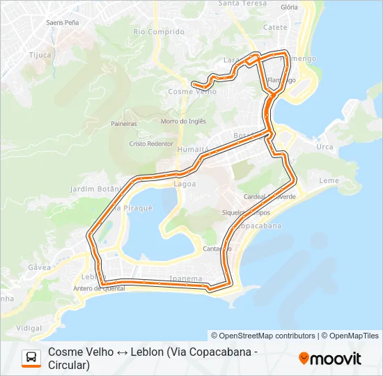 584 Bus Line Map