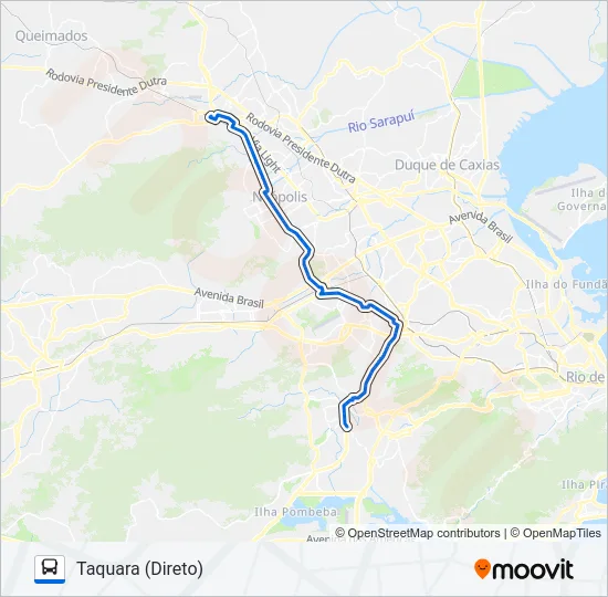546L Bus Line Map