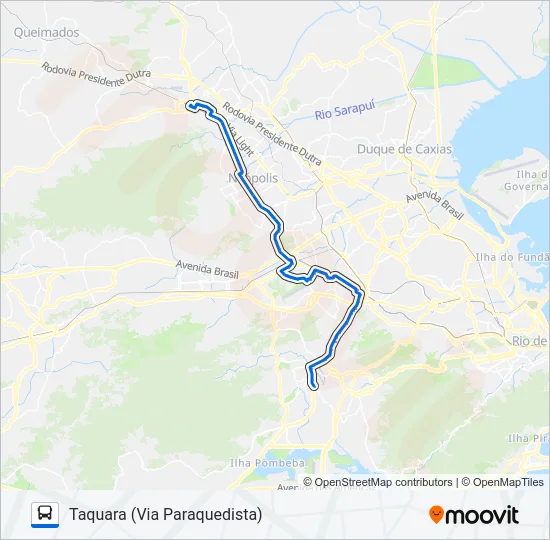 546L Bus Line Map