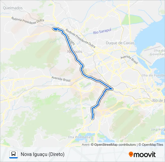 546L Bus Line Map
