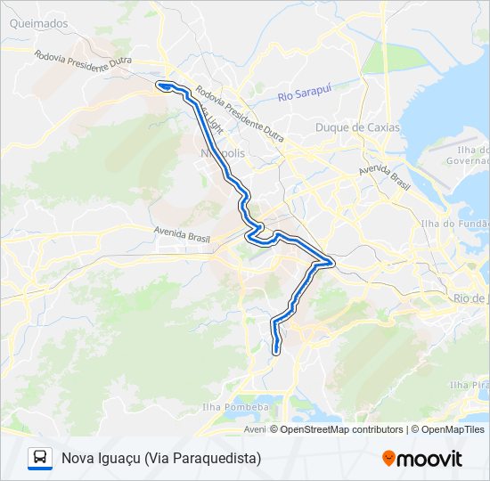 546L bus Line Map