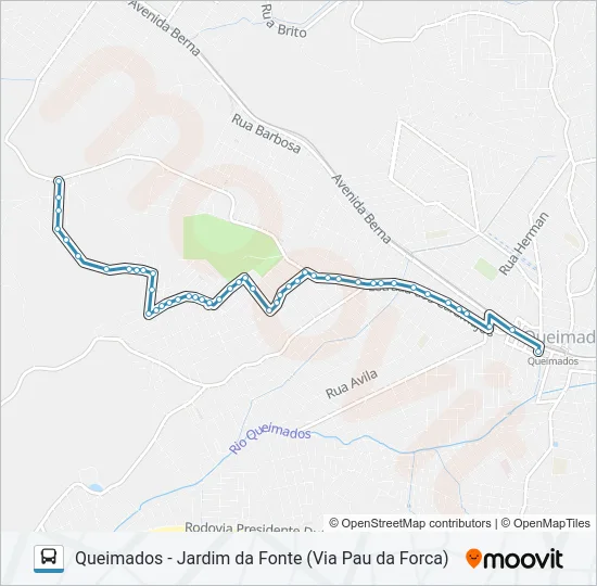 02A Bus Line Map
