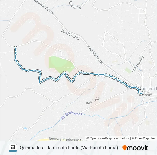 02A Bus Line Map