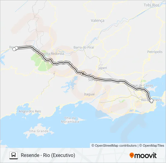 RESENDE - RIO (EXECUTIVO) Bus Line Map