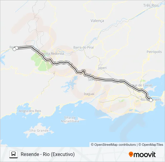 RESENDE - RIO (EXECUTIVO) Bus Line Map