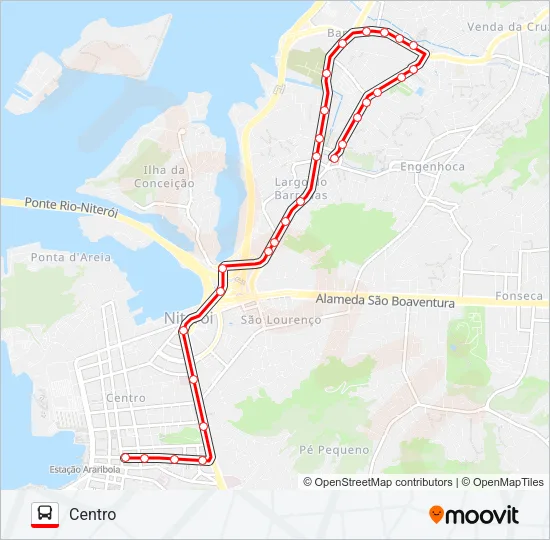 42SL Bus Line Map