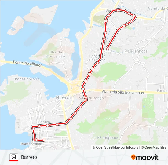 42SL Bus Line Map