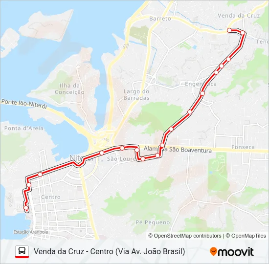 41JB Bus Line Map