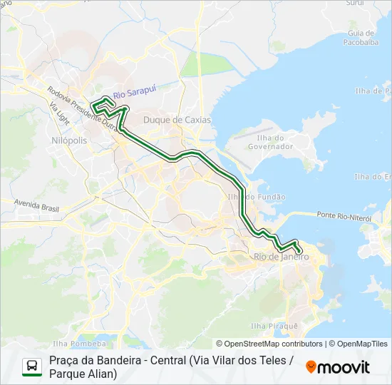 512B Bus Line Map