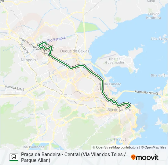 512B Bus Line Map