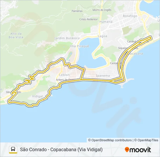 VAN 2101 Bus Line Map