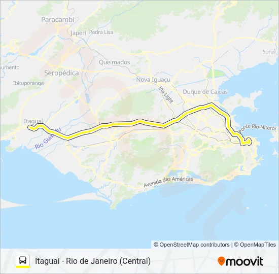 VAN M521 Bus Line Map
