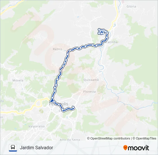 630 Bus Line Map