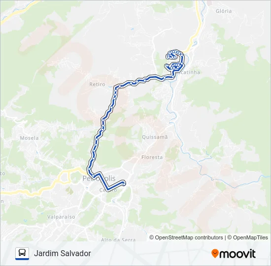 630 Bus Line Map