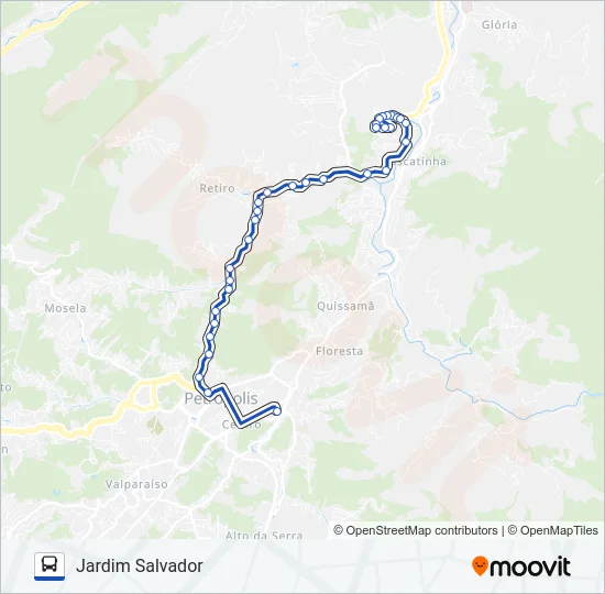 630 Bus Line Map