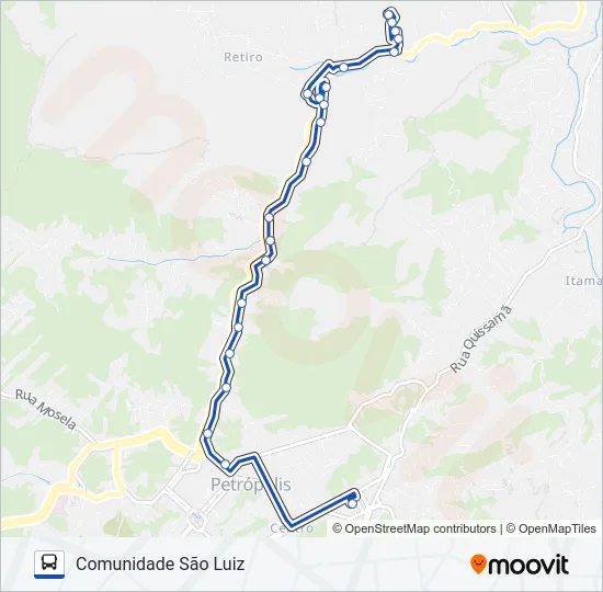 632 Bus Line Map
