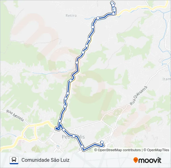 632 Bus Line Map