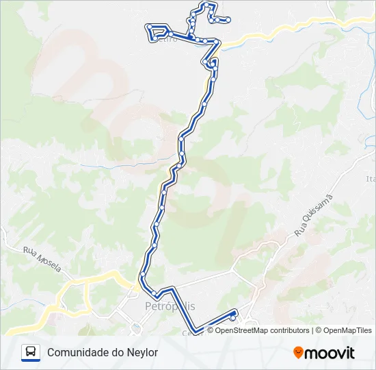 633 Bus Line Map
