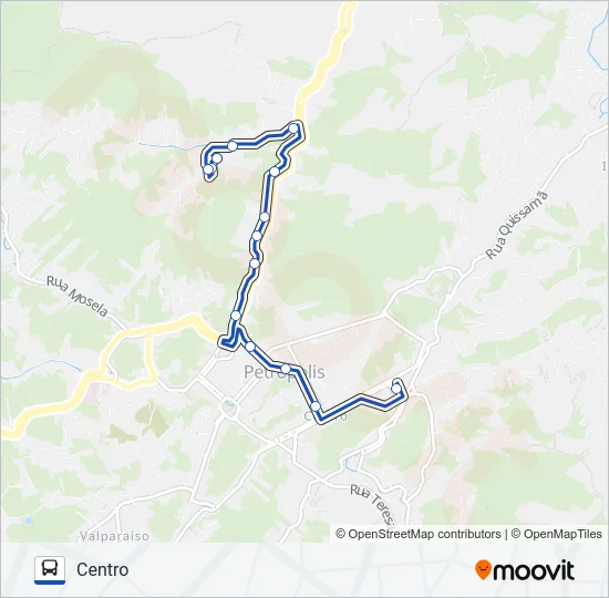 639 Bus Line Map