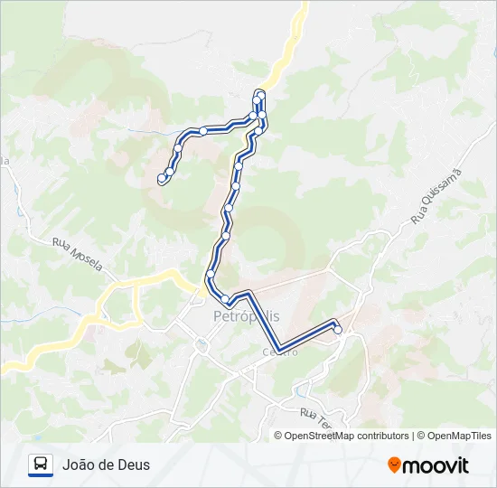641 Bus Line Map