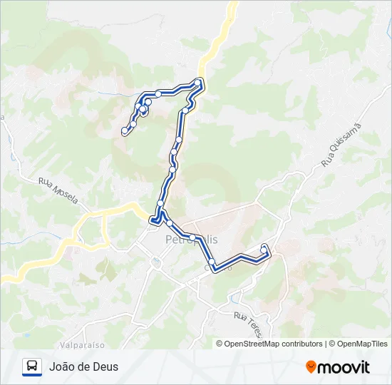 641 Bus Line Map