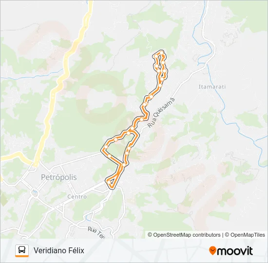 333 Bus Line Map