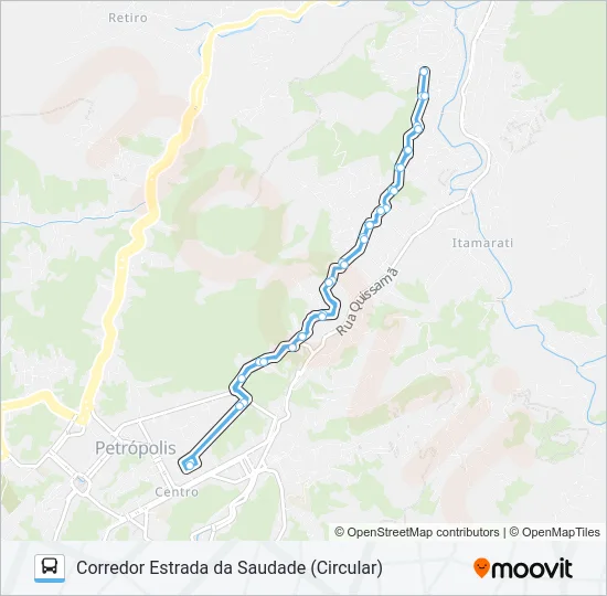 380 Bus Line Map