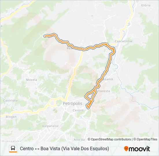 399 Bus Line Map