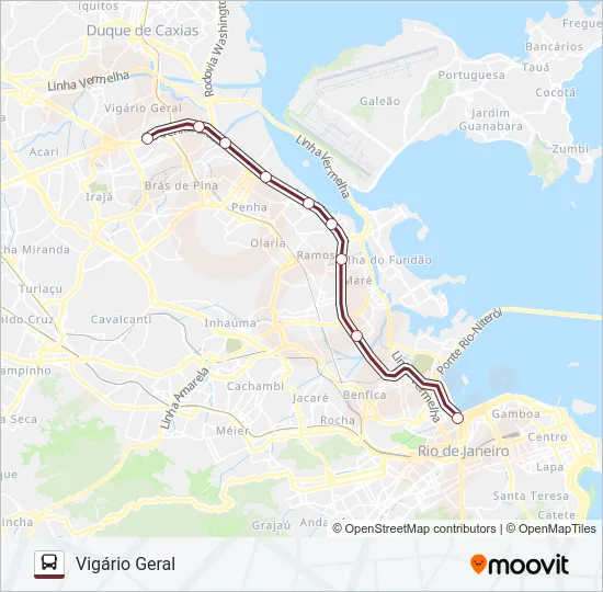 71 Bus Line Map