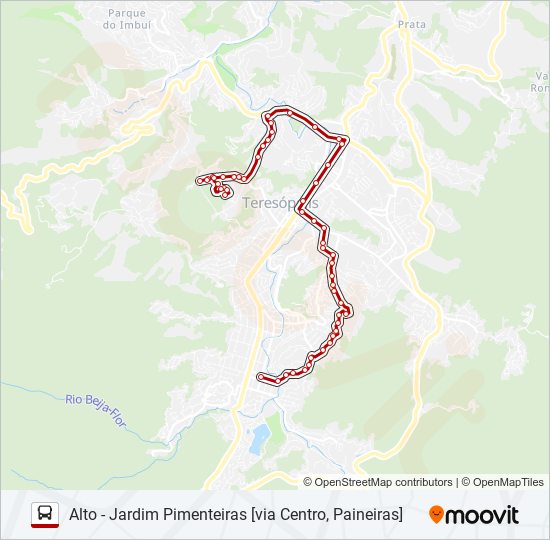 13A bus Line Map