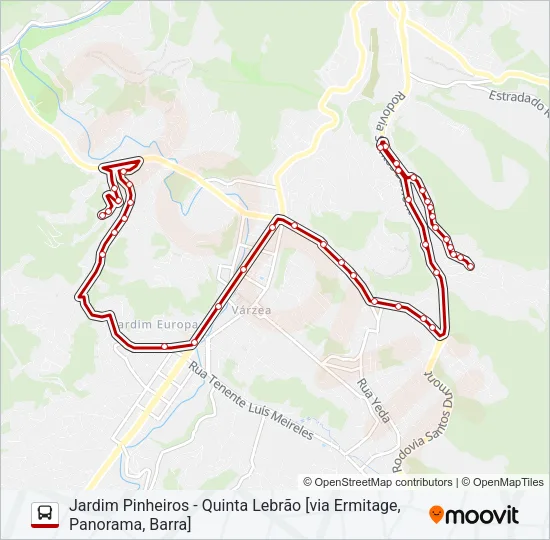 60F Bus Line Map