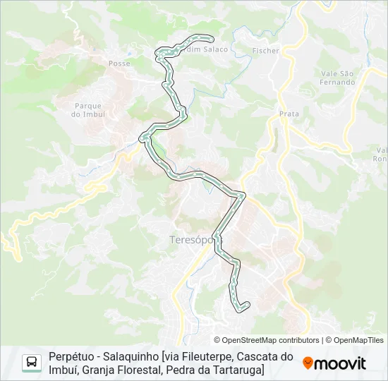 P98A Bus Line Map
