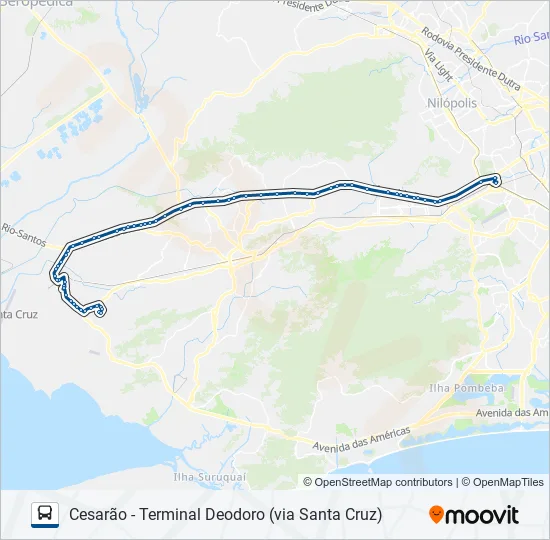 759SP Bus Line Map