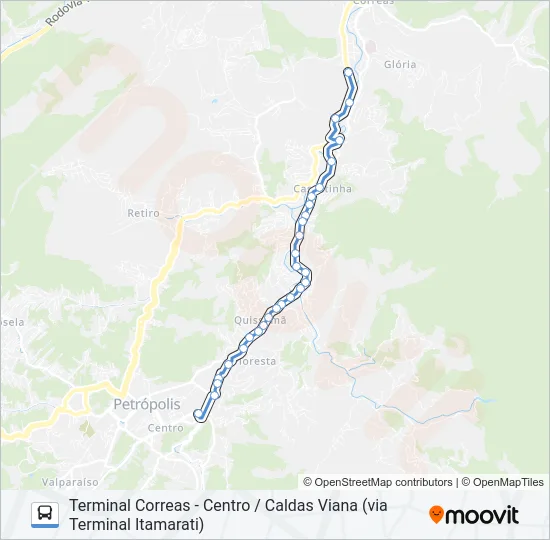 350 Bus Line Map