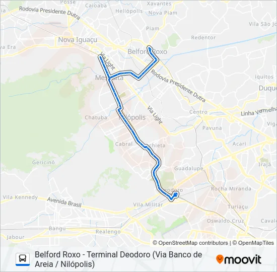 737L Bus Line Map