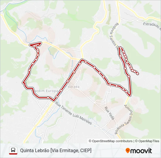 60G Bus Line Map