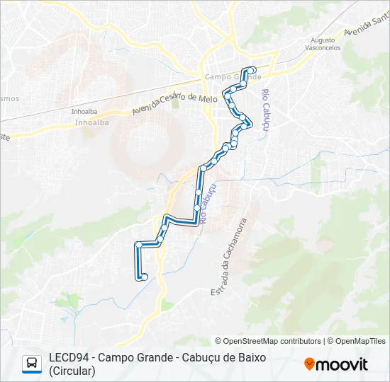 834 Bus Line Map