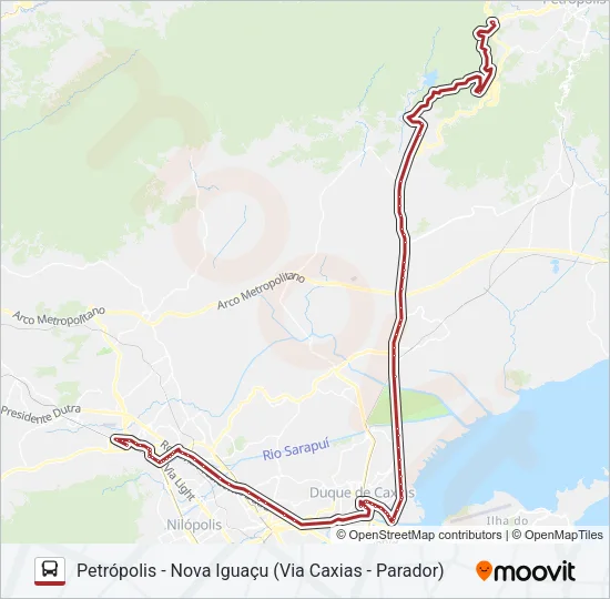 2151N Bus Line Map
