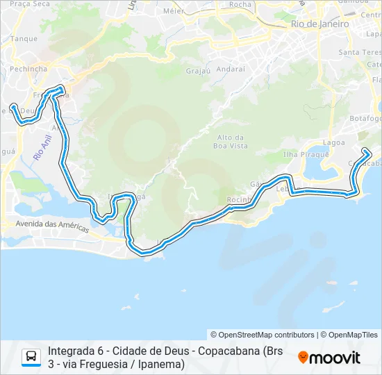 558 Bus Line Map