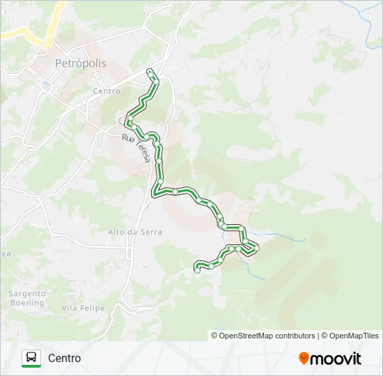 143 Bus Line Map