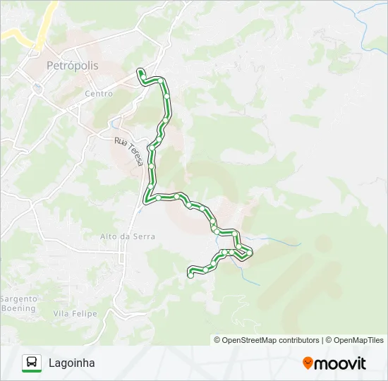 143 Bus Line Map